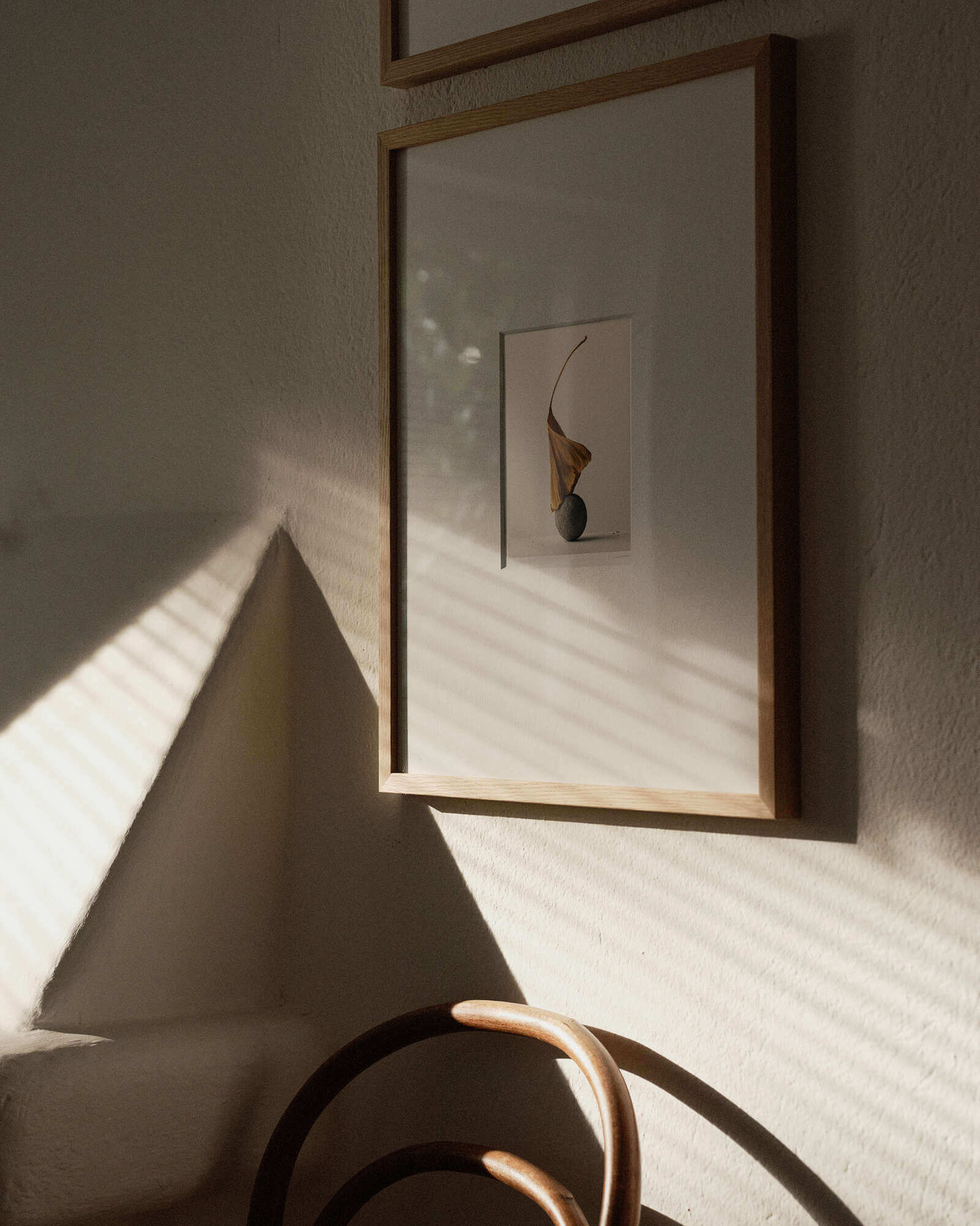 The Fine Art print Monument no.96, by Christian Svinddal shown in an inspirational interior design setting.