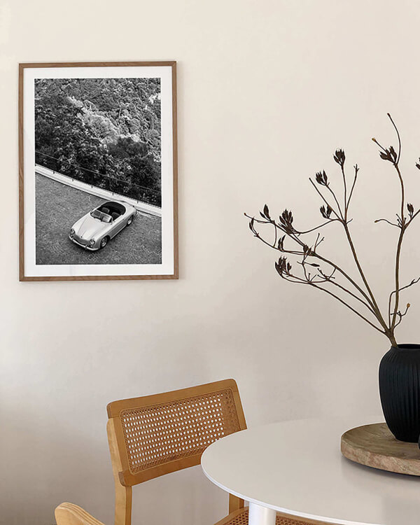 Wall art inspiration. Photo Art by Niklas Nyman, artwork named Parked Up Front.